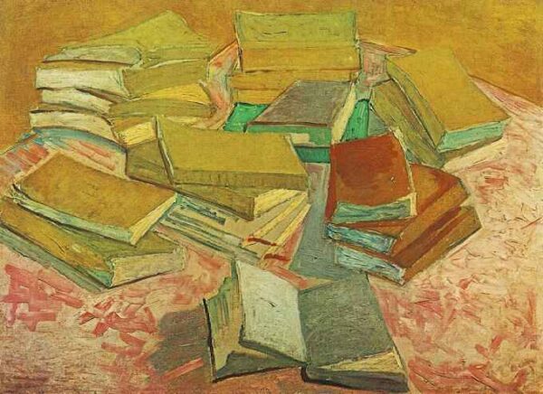 Still Life French Novels by Vincent van Gogh, hand-painted oil painting reproduction