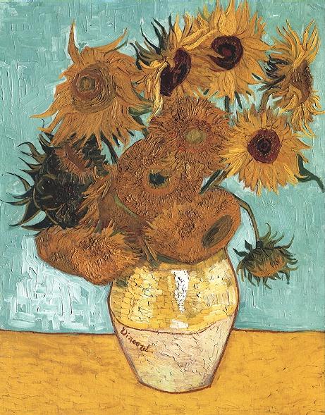 Still Life Vase with Twelve Sunflowers by Vincent van Gogh, hand-painted oil reproduction