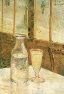 Still Life with Absinthe by Vincent van Gogh, hand-painted oil painting reproduction