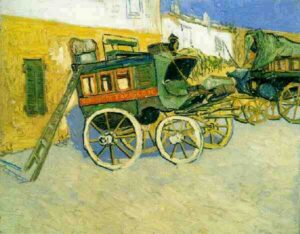 Tarascon Diligence by Vincent van Gogh, hand-painted oil painting reproduction