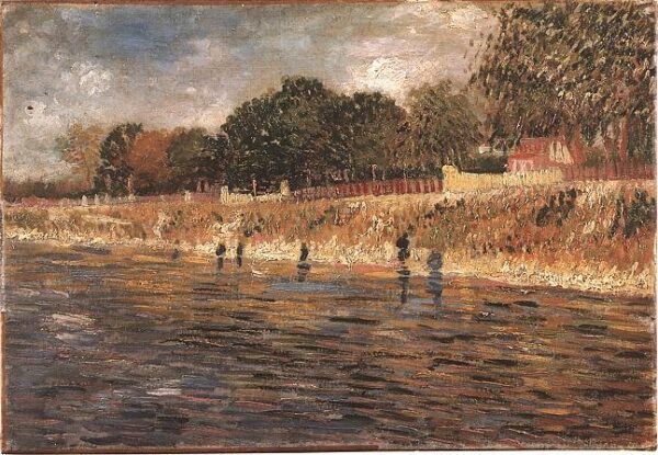The Banks of the Seine by Vincent van Gogh, hand-painted oil painting reproduction