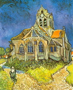 The Church at Auvers by Vincent van Gogh, hand-painted oil painting reproduction