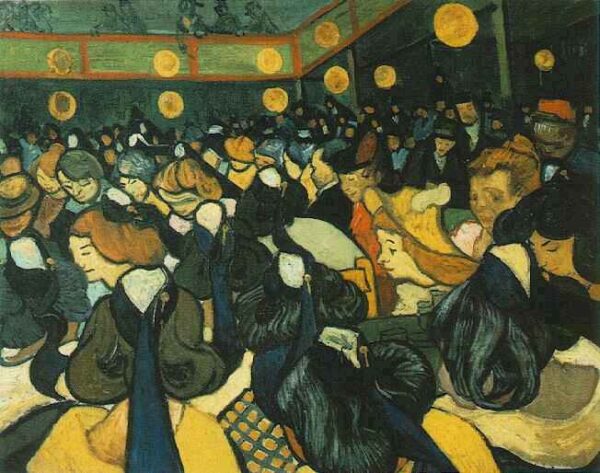 The Dance Hall in Arles by Vincent van Gogh, hand-painted oil painting reproduction