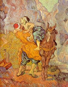 The Good Samaritan After Delacroix by Vincent van Gogh, hand-painted oil painting reproduction