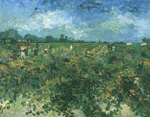 The Green Vineyard by Vincent van Gogh, hand-painted oil painting reproduction