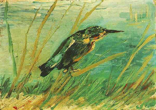 The Kingfisher by Vincent van Gogh, hand-painted oil reproduction