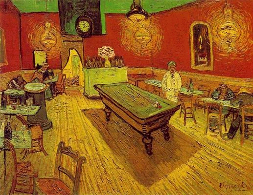 The Night Cafe in the Place Lamartine in Arles by Vincent van Gogh, hand-painted oil reproduction