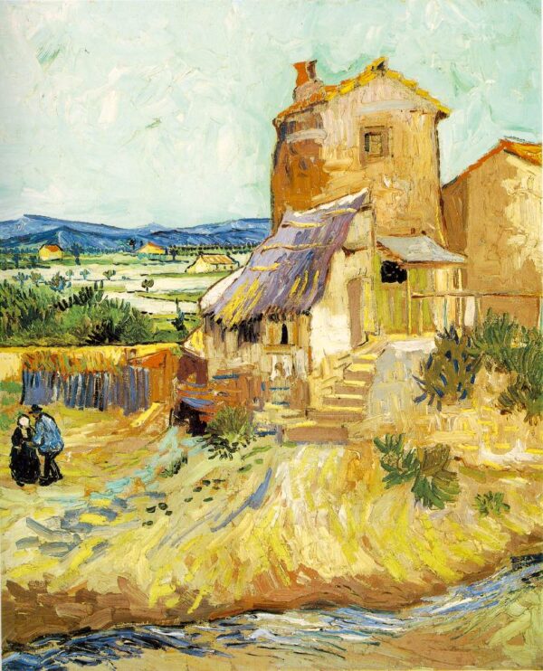 The Old Mill by Vincent van Gogh, hand-painted oil painting reproduction