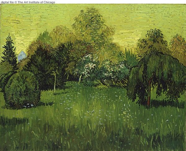 The Poets Garden by Vincent van Gogh, hand-painted oil painting reproduction