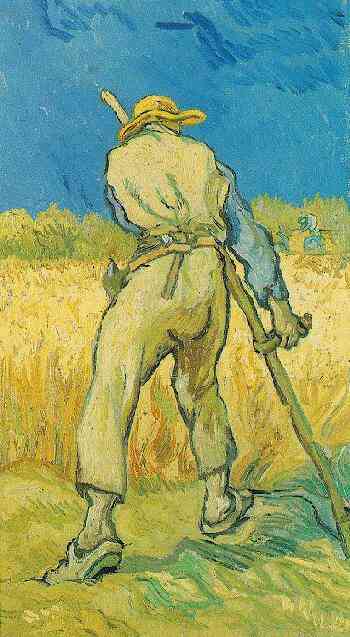 The Reaper After Millet by Vincent van Gogh, hand-painted oil reproduction