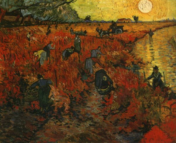The Red Vineyard by Vincent van Gogh, hand-painted oil painting reproduction
