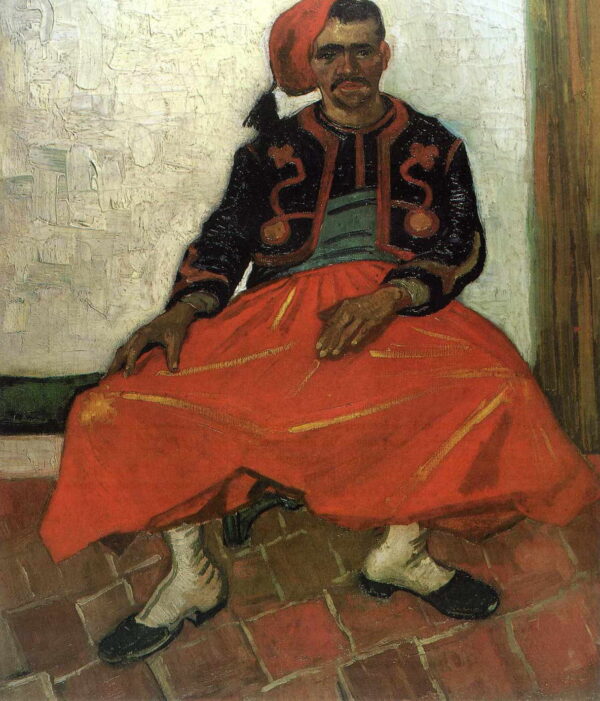 The Seated Zouave by Vincent van Gogh, hand-painted oil painting reproduction