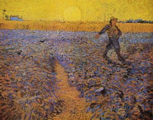 The Sower by Vincent van Gogh, hand-painted oil painting reproduction