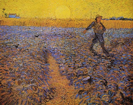 The Sower by Vincent van Gogh, hand-painted oil reproduction