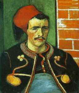 The Zouave Half Length by Vincent van Gogh, hand-painted oil painting reproduction