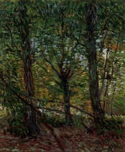 Trees and Undergrowth by Vincent van Gogh, hand-painted oil painting reproduction