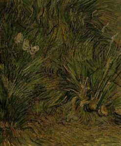 Two White Butterflies by Vincent van Gogh, hand-painted oil painting reproduction
