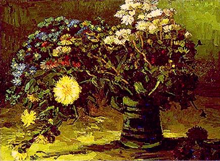 Vase with Daisies and Anemones by Vincent van Gogh, hand-painted oil reproduction