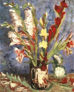 Vase with Gladioli by Vincent van Gogh, hand-painted oil painting reproduction