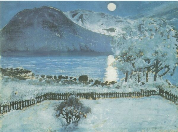 Vinternatt by Nikolai Astrup, hand-painted oil painting reproduction