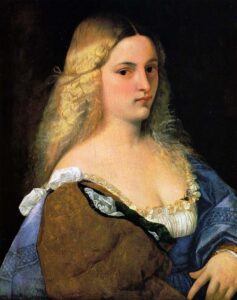 Violante by Titian, hand-painted oil painting reproduction
