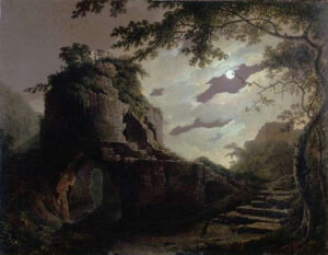 Virgil’s Tomb by Joseph Wright, hand-painted oil painting reproduction