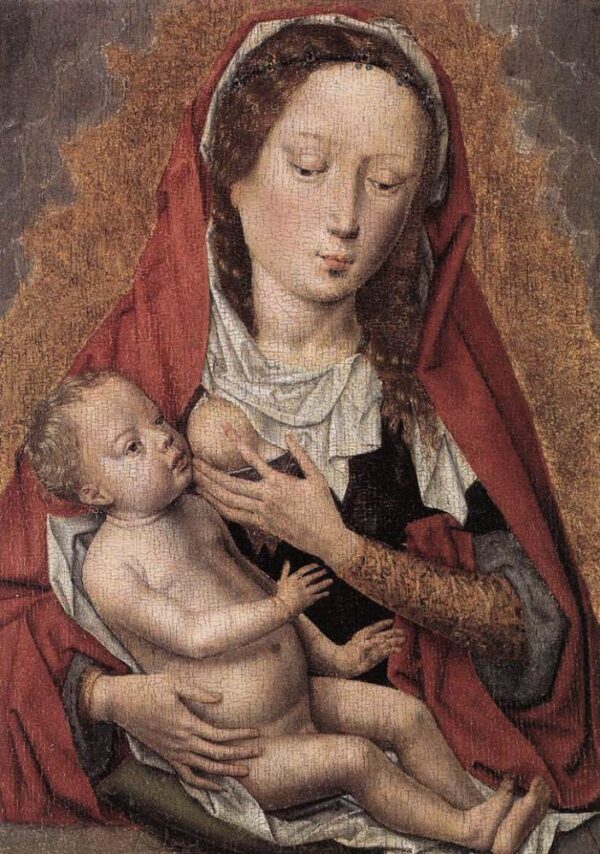 Virgin and Child by Hans Memling, hand-painted oil painting reproduction