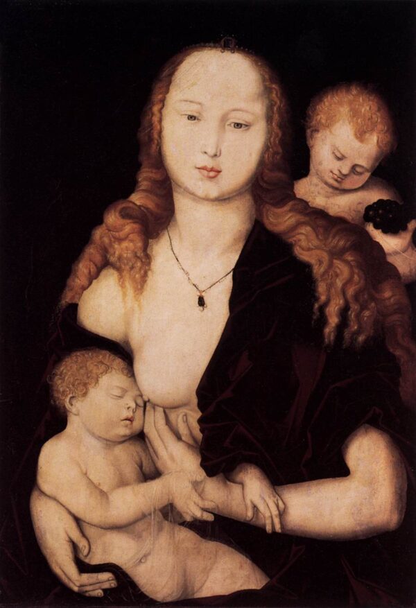 Virgin and Child by Hans Baldung Grien, hand-painted oil painting reproduction