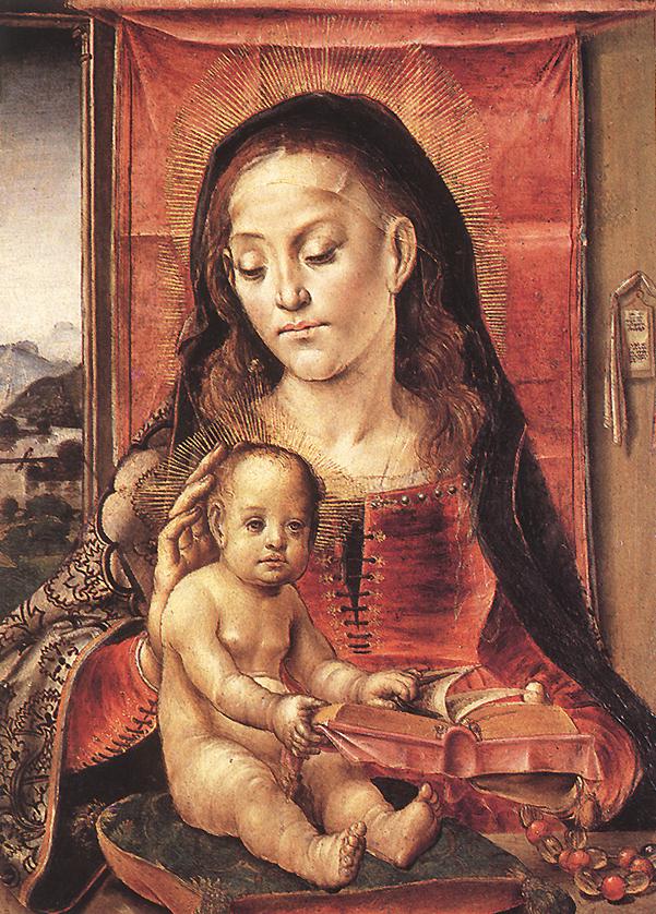 Virgin and Child by Pedro Berruguete, hand-painted oil reproduction