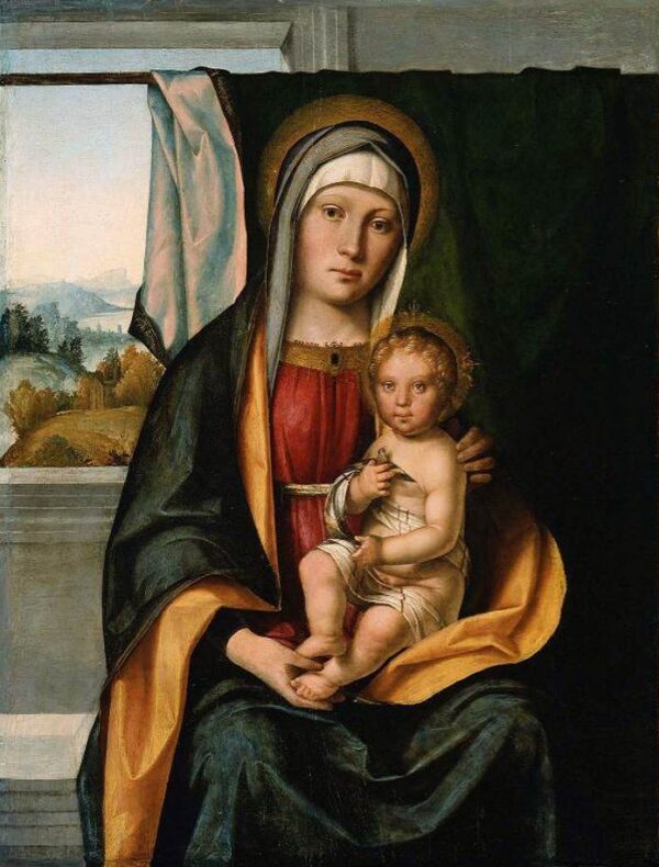 Virgin and Child by Boccaccio Boccaccino, hand-painted oil painting reproduction