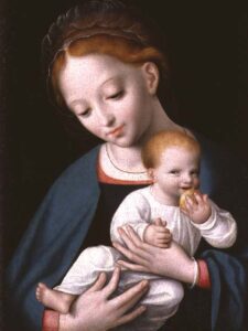 Virgin and Child by Cornelis van Cleve, hand-painted oil painting reproduction