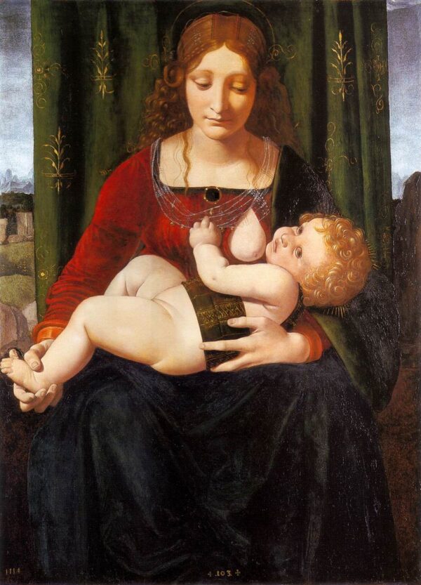 Virgin and Child b by Giovanni Boltraffio, hand-painted oil painting reproduction