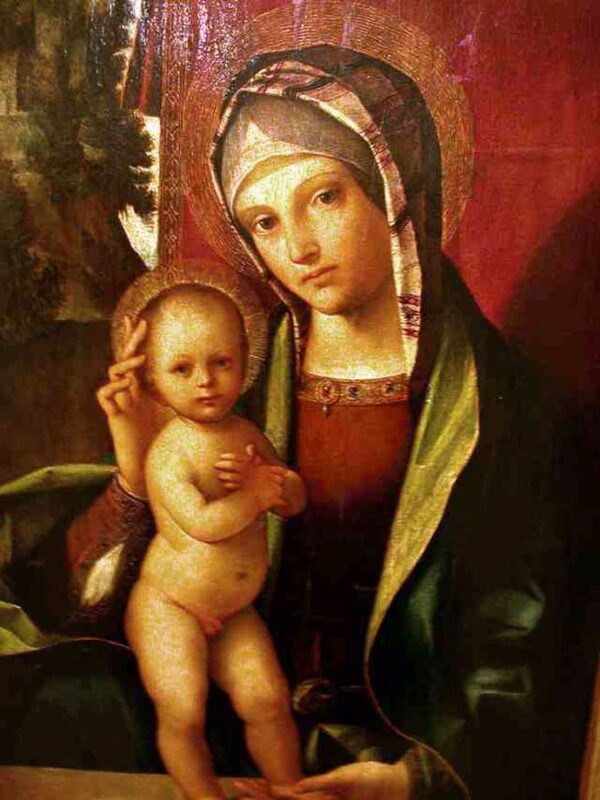 Virgin and Child v by Boccaccio Boccaccino, hand-painted oil painting reproduction