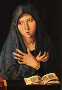 Virgin of the Annunciation by Antonello da Messina, hand-painted oil painting reproduction