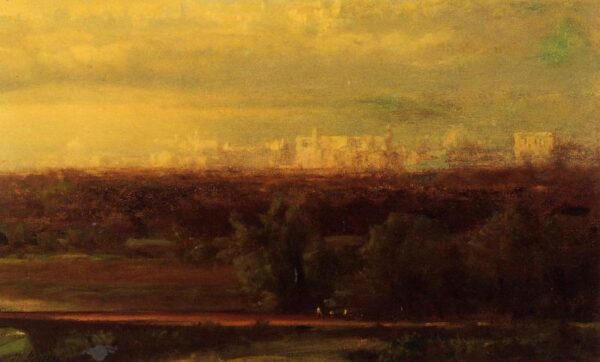 Visionary Landscape by George Inness, hand-painted oil painting reproduction