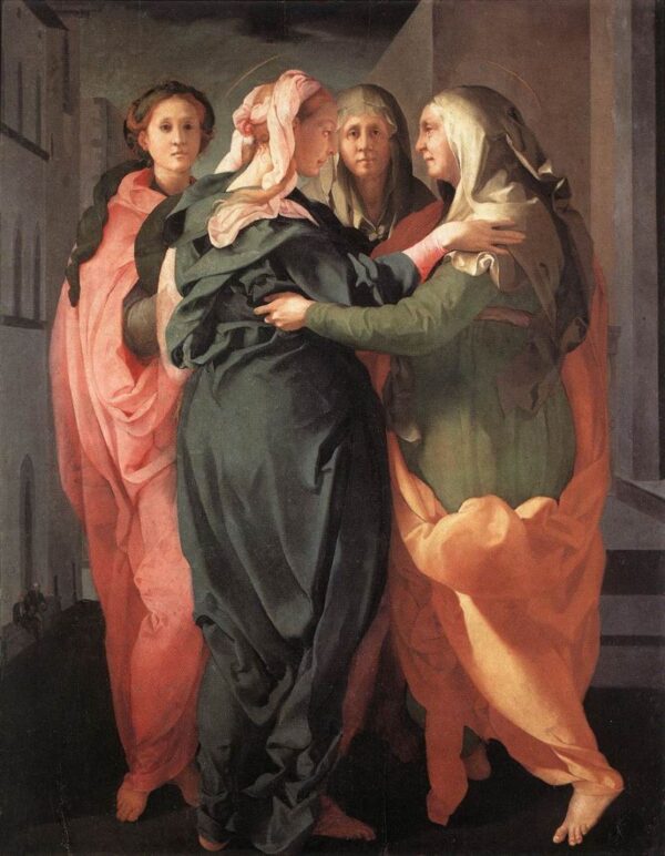 Visitation by Jacopo Pontormo, hand-painted oil painting reproduction