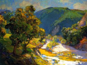Vista Arroyo by Franz Bischoff, hand-painted oil painting reproduction