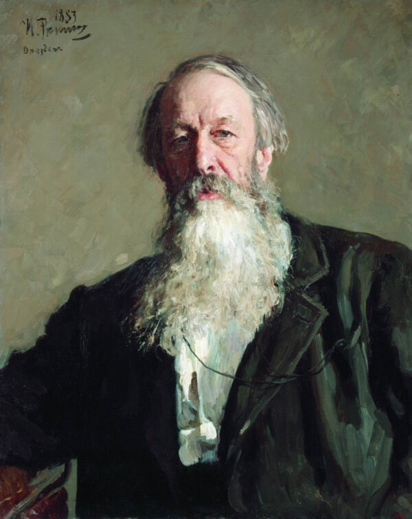 Vladimir Stasov by Ilya Repin, hand-painted oil painting reproduction