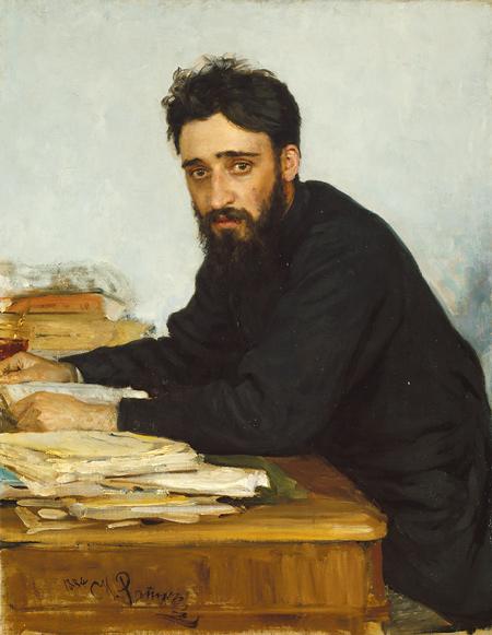Vsevolod Mikhailovich Garshin by Ilya Repin, hand-painted oil reproduction