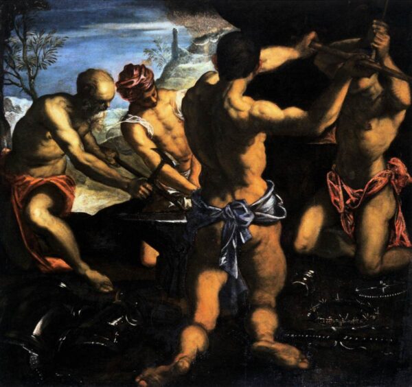 Vulcan’s Forge by Paolo Veronese, hand-painted oil painting reproduction