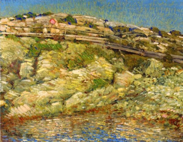 Walk Around the Island by Frederick Childe Hassam, hand-painted oil painting reproduction