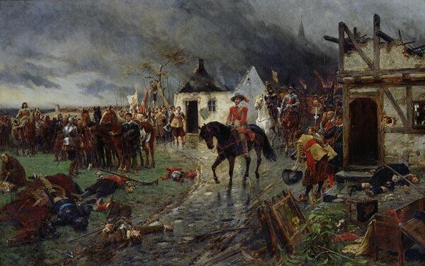 Wallenstein A Scene of the Thirty Years War by Ernest Crofts, hand-painted oil painting reproduction