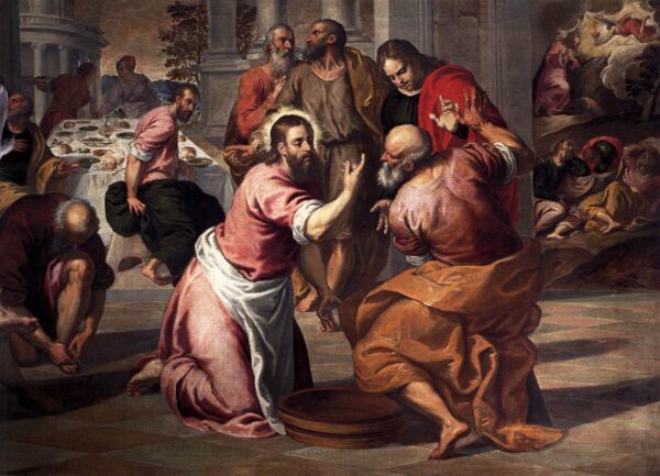Washing of the Feet by Palma il Giovane, hand-painted oil painting reproduction