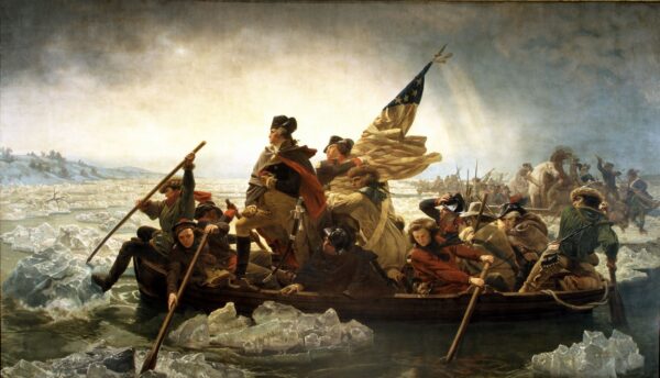 Washington Crossing The Delaware by Emanuel Leutze, hand-painted oil painting reproduction