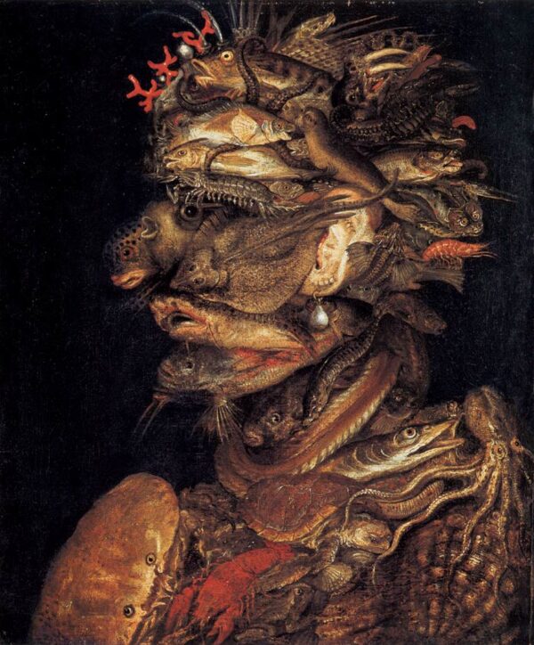 Water by Giuseppe Arcimboldo, hand-painted oil painting reproduction