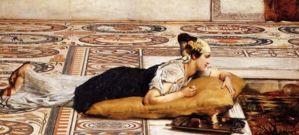 Water Pets by Lawrence Alma-Tadema, hand-painted oil painting reproduction