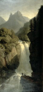 Waterfall in the Black Forest by Joséphine Bowes, hand-painted oil painting reproduction