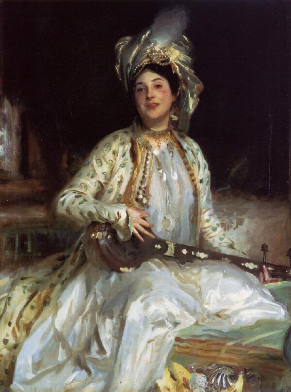 Almina, Daughter of Asher Wertheimer by John Singer Sargent, hand-painted oil painting reproduction