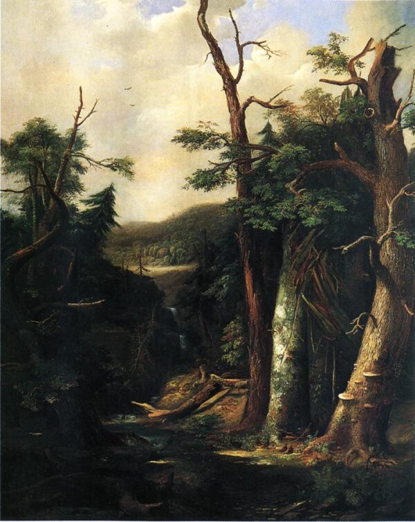 Western Forest by Robert Scott Duncanson, hand-painted oil painting reproduction