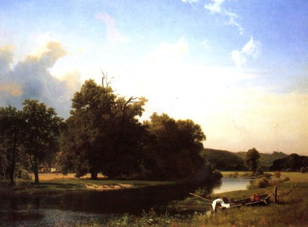Westphalia by Albert Bierstadt, hand-painted oil painting reproduction